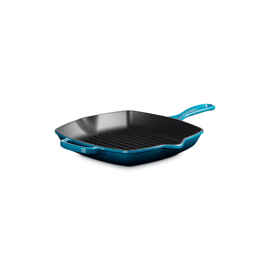 additioanl image for  Le Creuset Square Grill Deep Teal 26 cm 