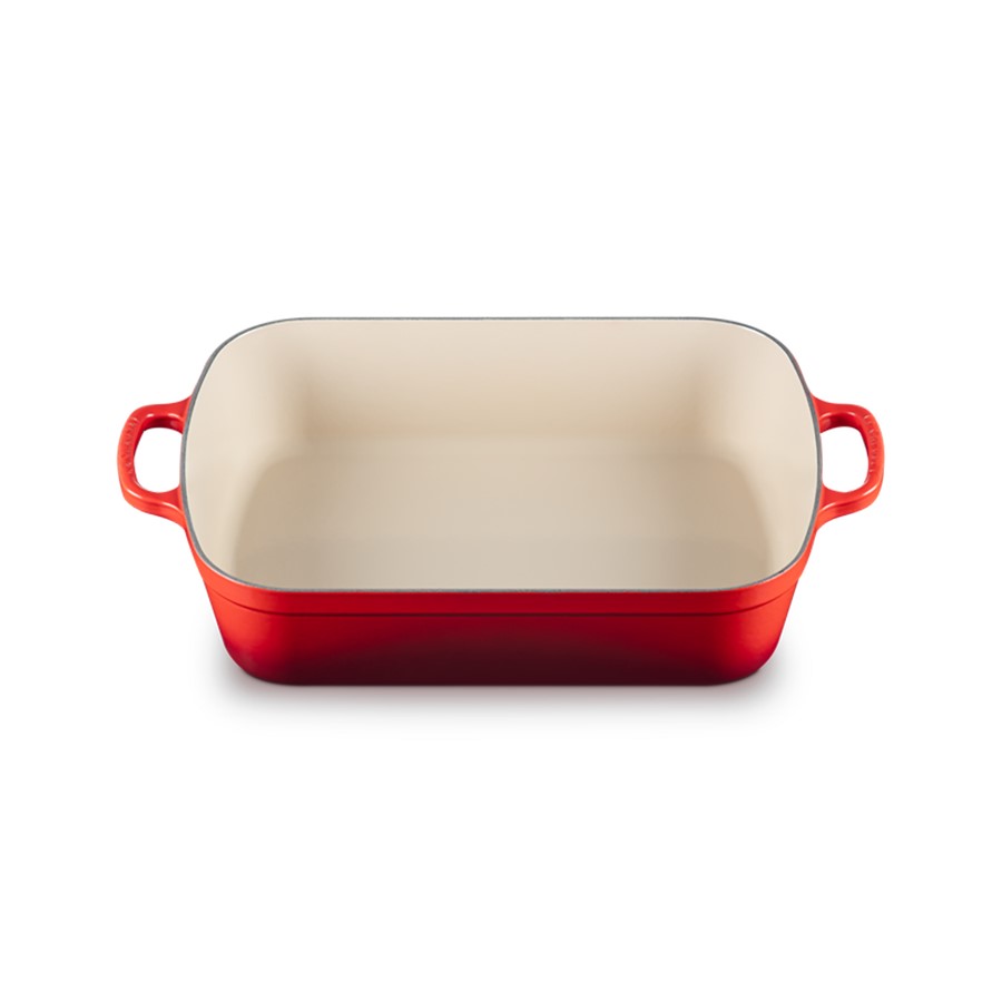 additioanl image for  Le Creuset Cast Iron Rect Roaster Cerise 