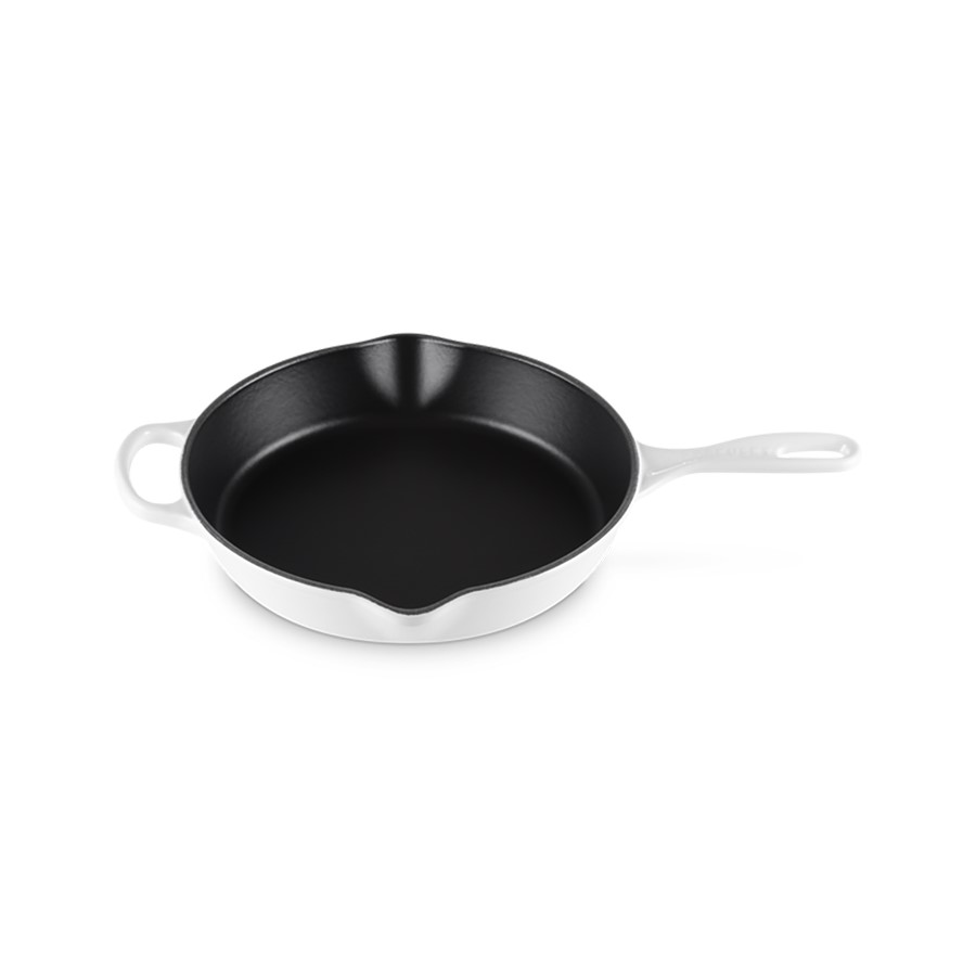 additioanl image for  Le Creuset Deep Rd. Skillet White 26 cm 