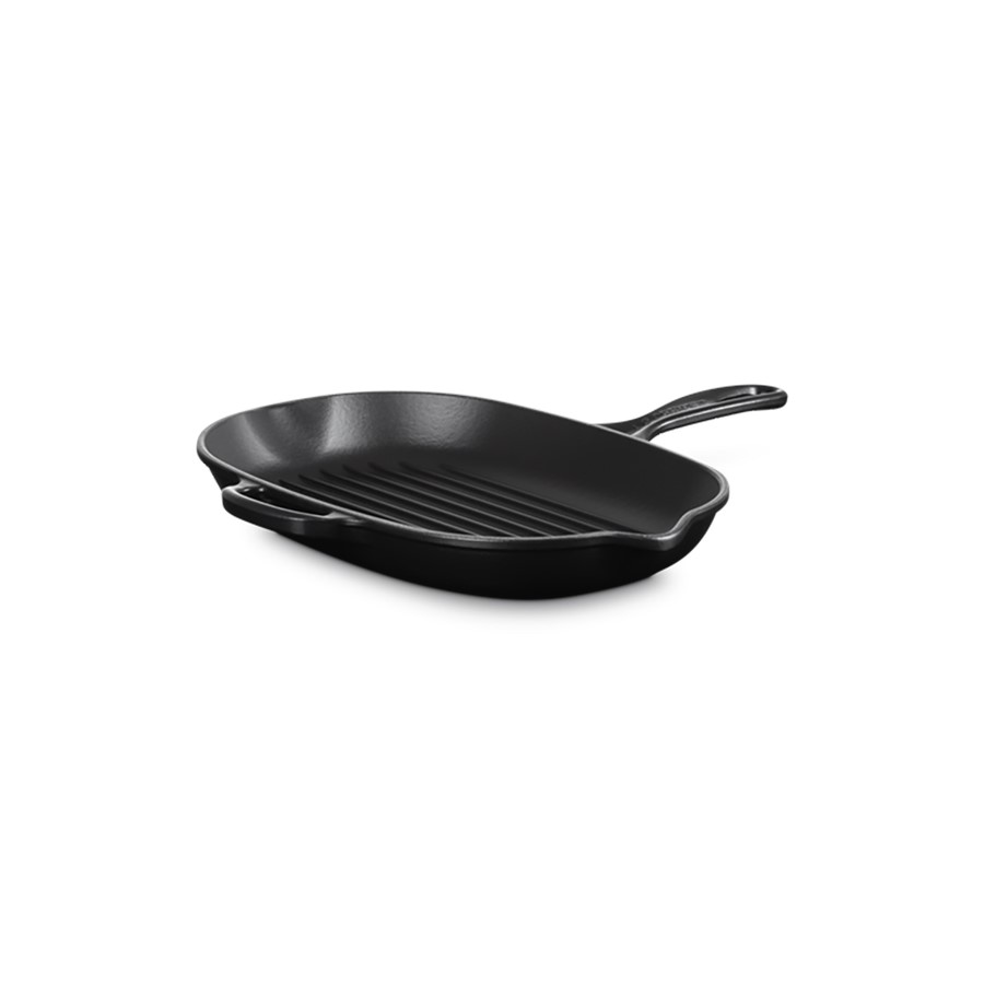 additioanl image for  Le Creuset Cast Iron Oval Skillet M/Blk 