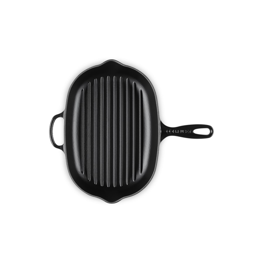 additioanl image for  Le Creuset Cast Iron Oval Skillet M/Blk 