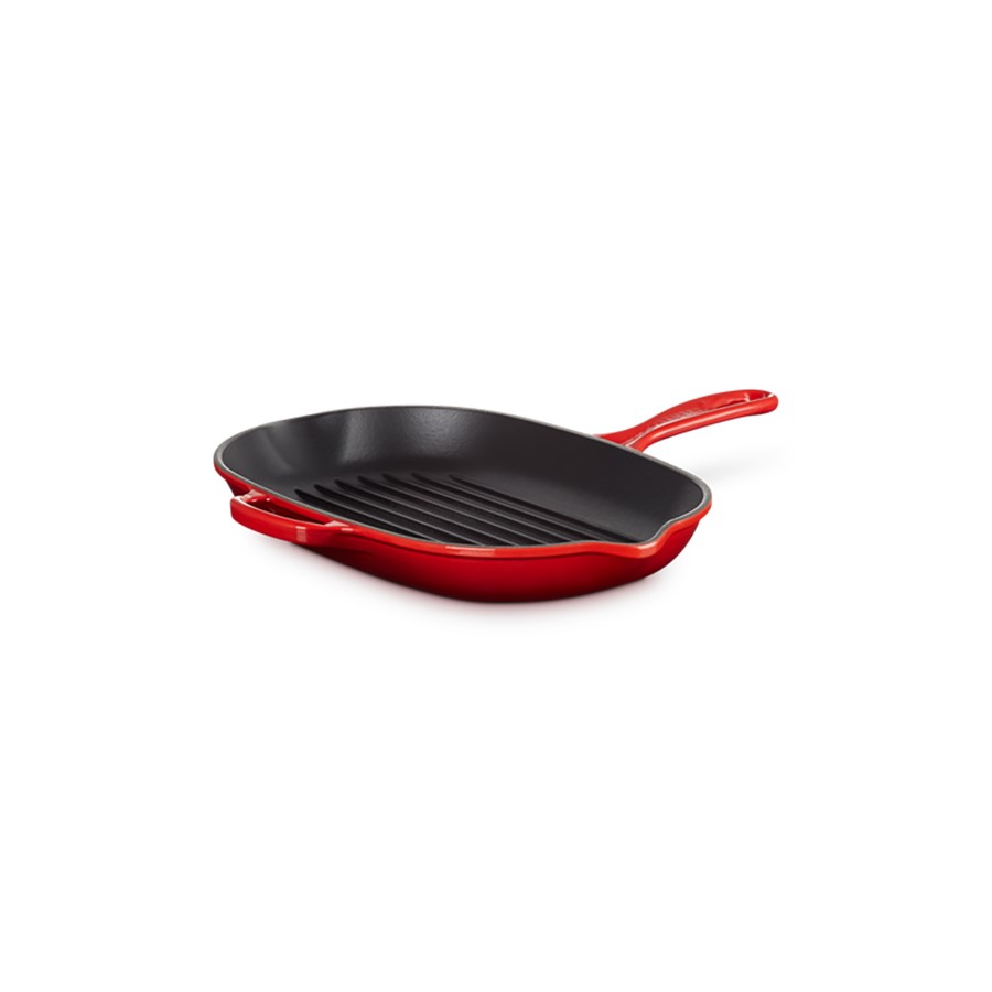 additioanl image for  Le Creuset Cast Iron Oval Skillet Cerise 