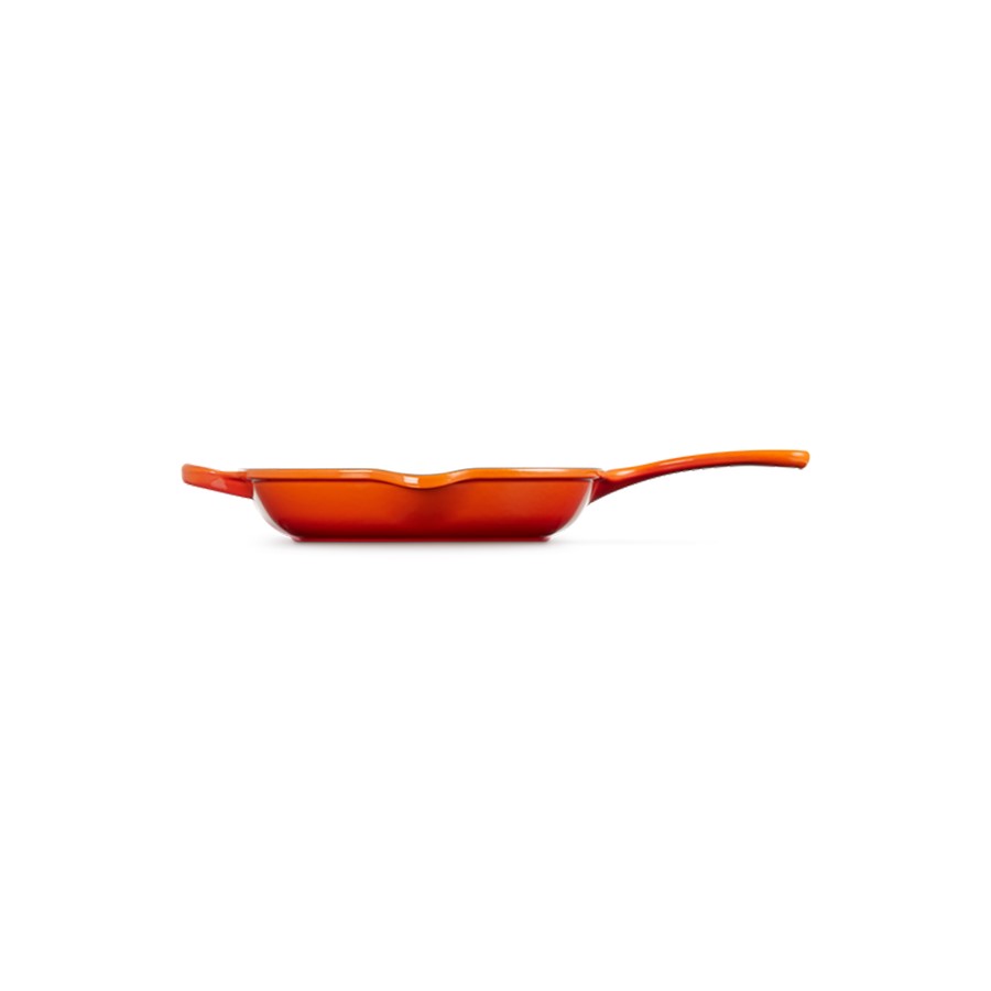 additioanl image for  Le Creuset Cast Iron Oval Skillet Flame 