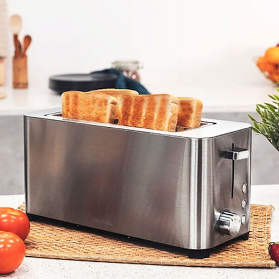 additioanl image for  Cecotec Toaster 2 Slots Long Slice S/S 