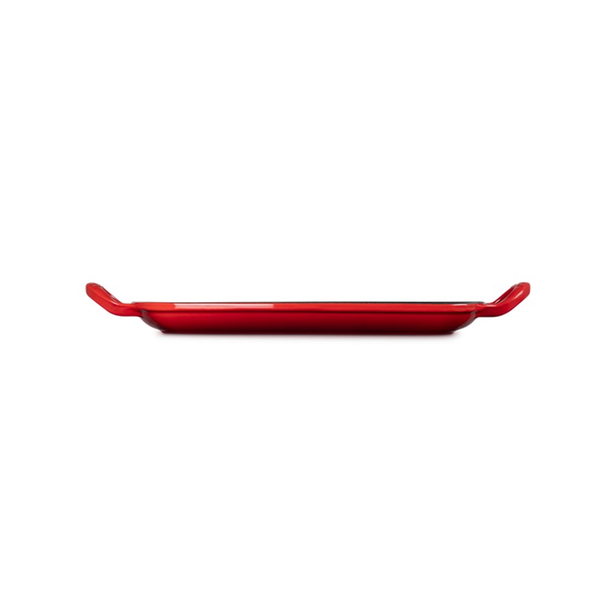 additioanl image for  Le Creuset Low Rect. Grill Cerise 30 cm 