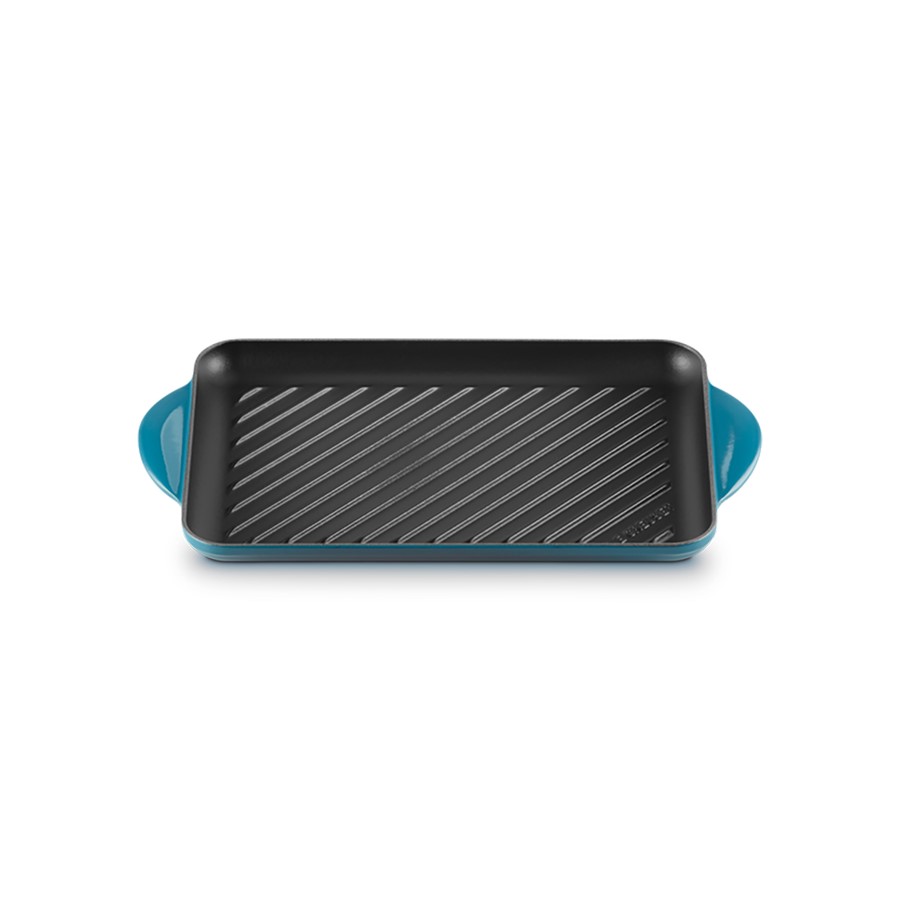 additioanl image for  Le Creuset Rect. Grill D/Teal 32 x 21 cm 