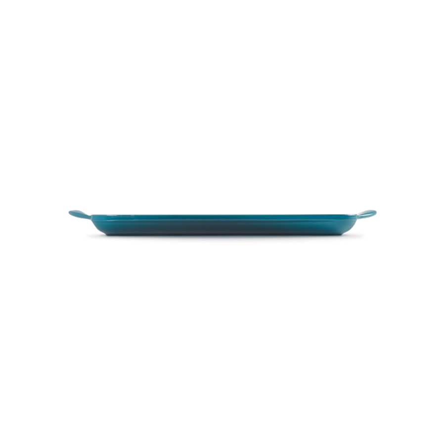 additioanl image for  Le Creuset Rect. Grill D/Teal 32 x 21 cm 