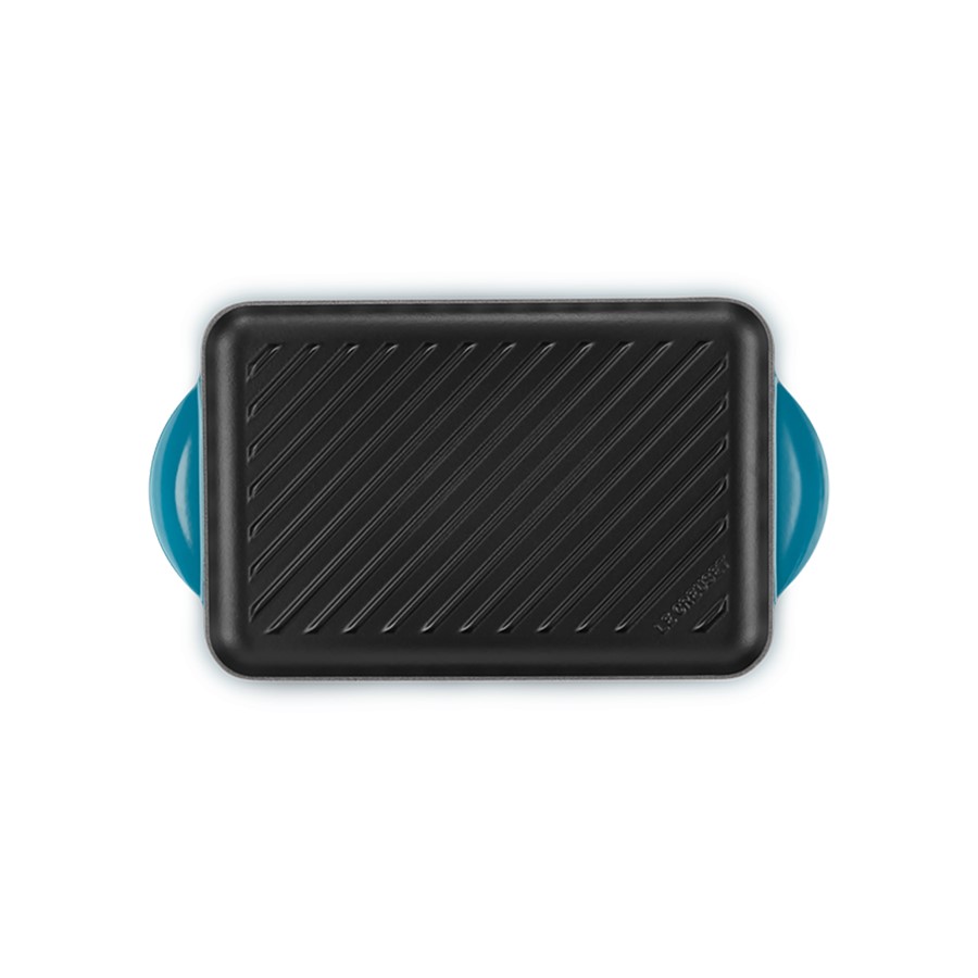 additioanl image for  Le Creuset Rect. Grill D/Teal 32 x 21 cm 