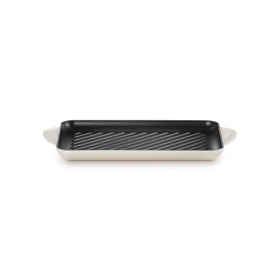additioanl image for  Le Creuset Rect Grill Meringue 32 x 21cm 