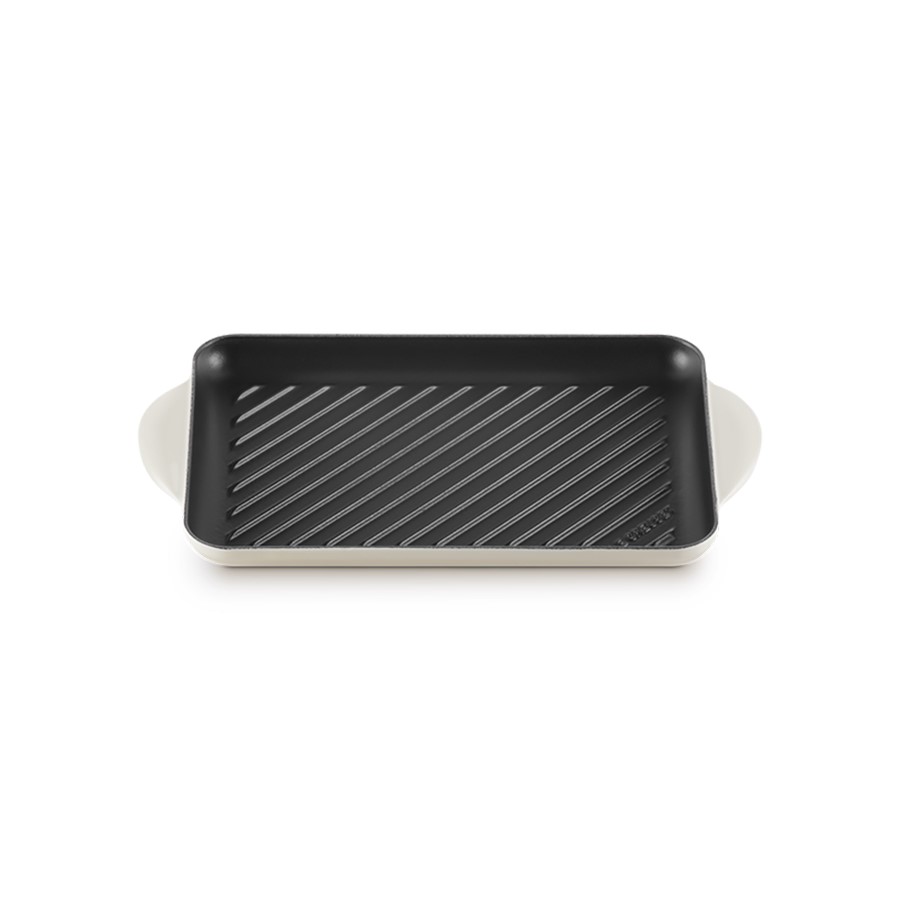 additioanl image for  Le Creuset Rect Grill Meringue 32 x 21cm 