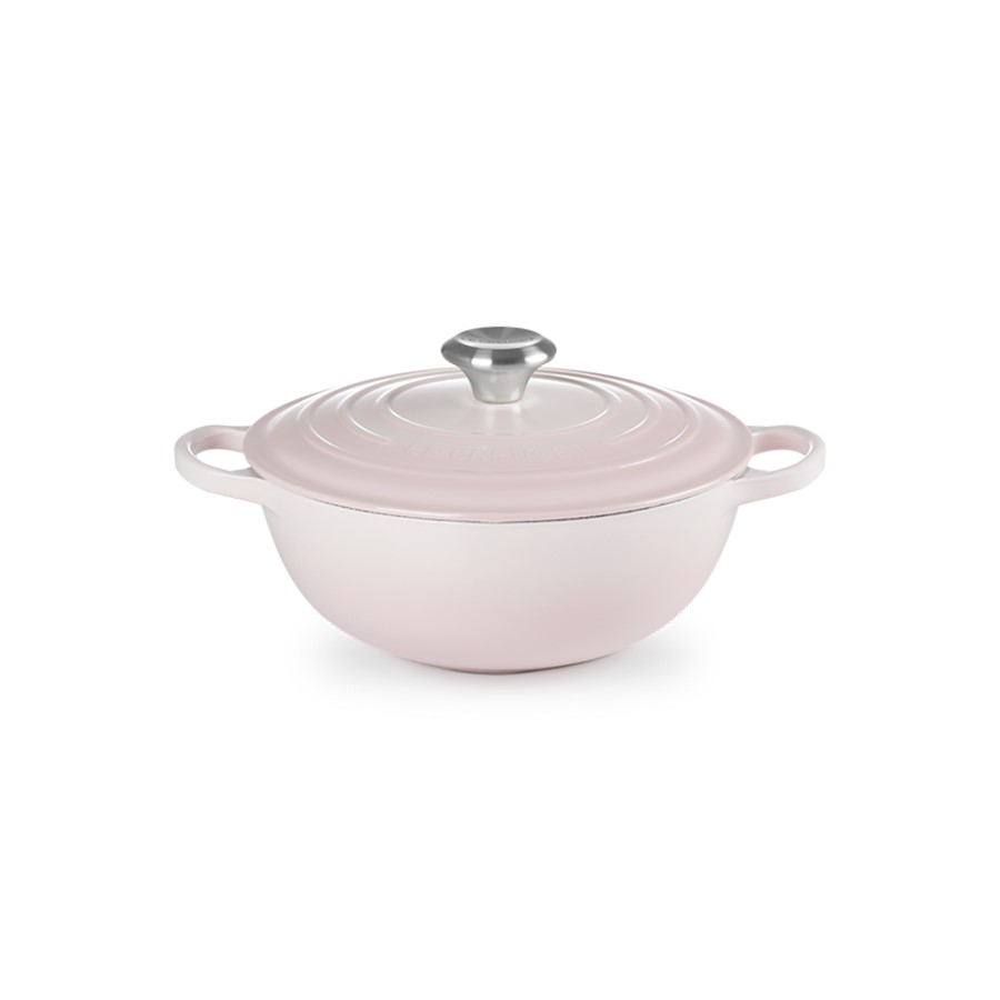 additioanl image for  Le Creuset Marmite Cass. Shell Pink 24cm 