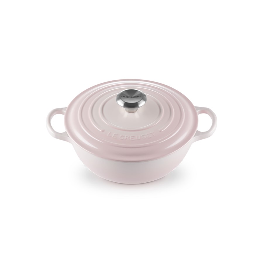 additioanl image for  Le Creuset Marmite Cass. Shell Pink 24cm 