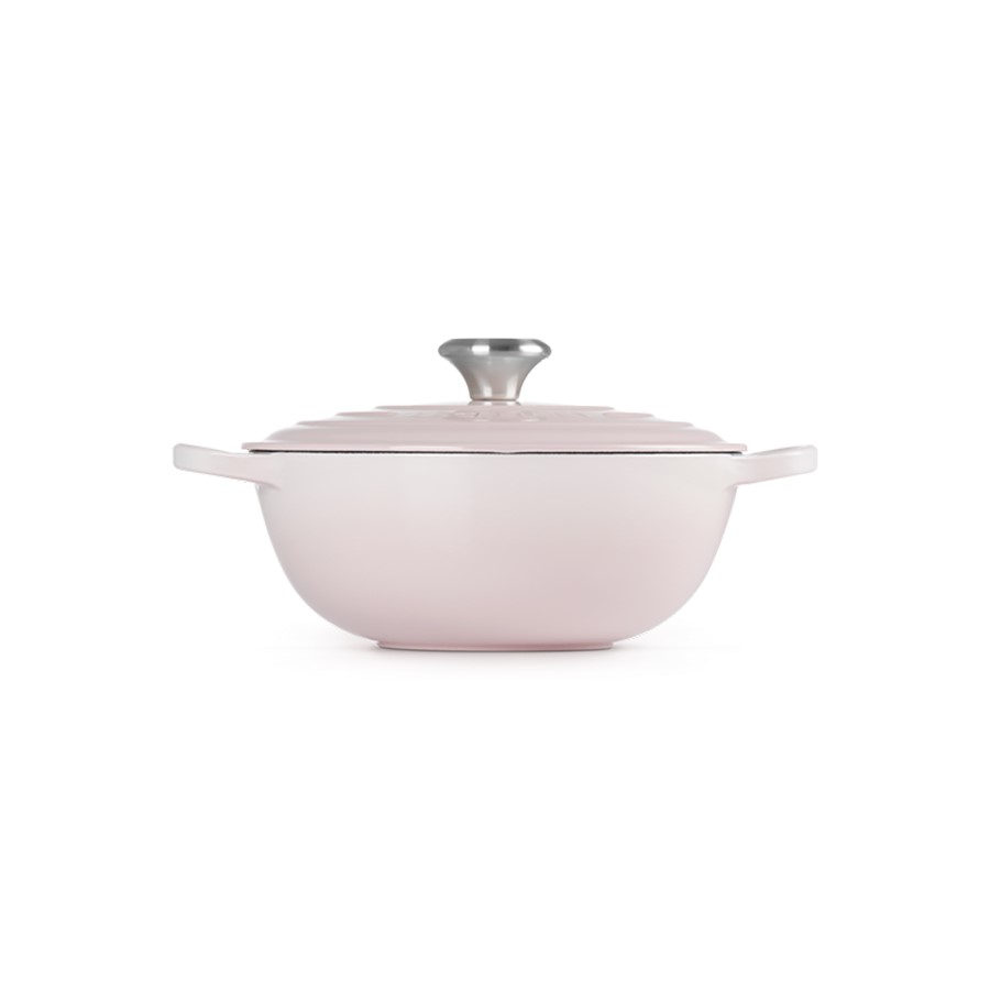 additioanl image for  Le Creuset Marmite Cass. Shell Pink 24cm 