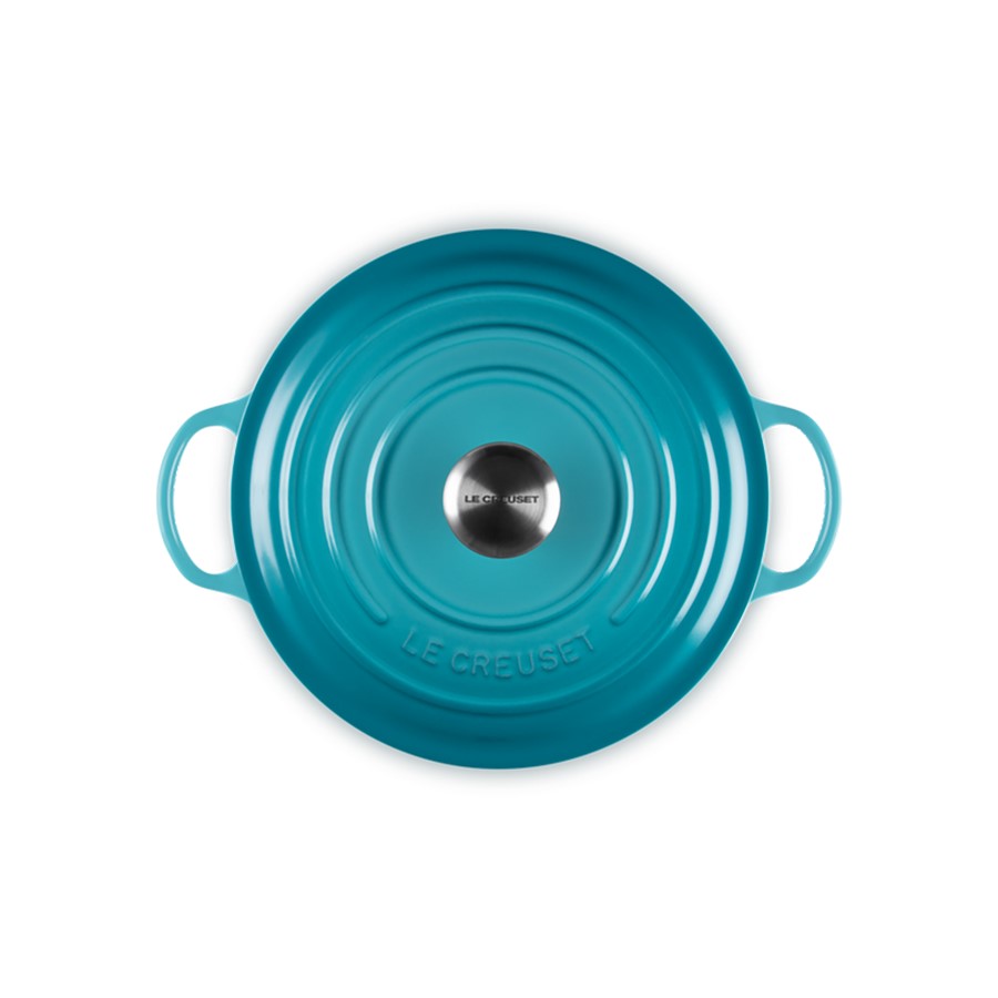 additioanl image for  Le Creuset Marmite Soup Pot Teal 26 cm 