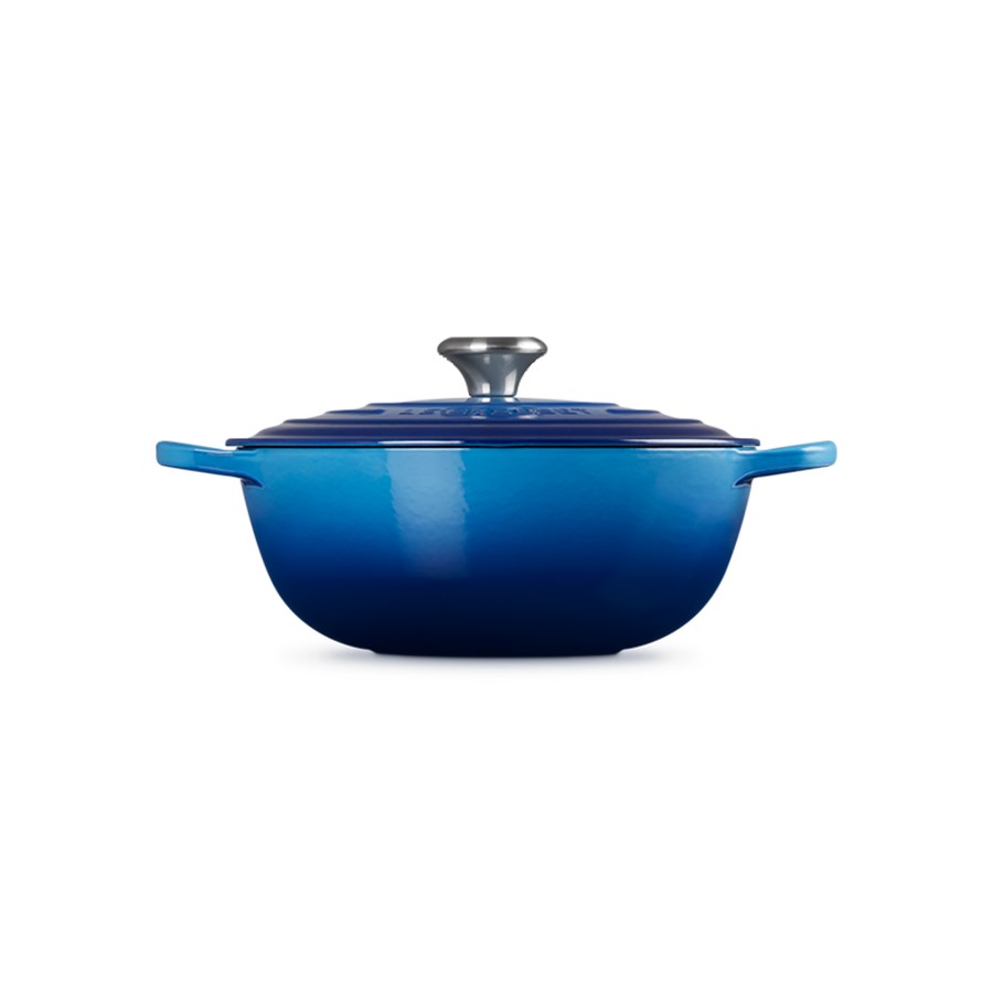 additioanl image for  Le Creuset Mar. Soup Pot Azure Blue 26cm 