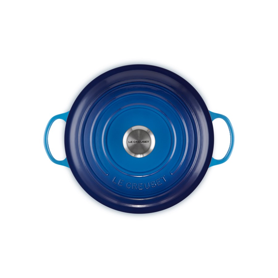 additioanl image for  Le Creuset Mar. Soup Pot Azure Blue 26cm 