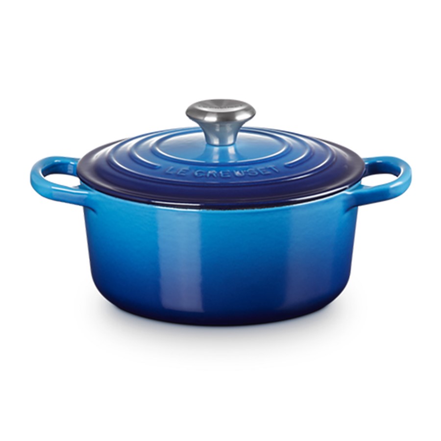 additioanl image for  Le Creuset Round Casserole Az/Blue 18 cm 
