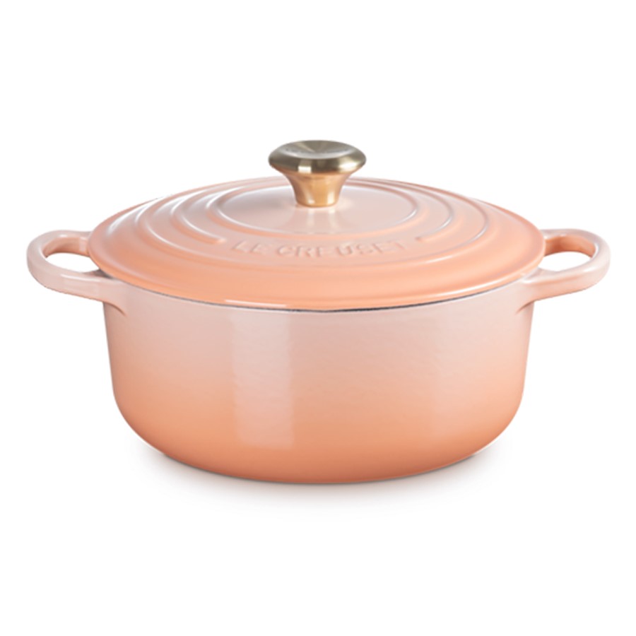 additioanl image for  Le Creuset Round Casserole Peche 20 cm 