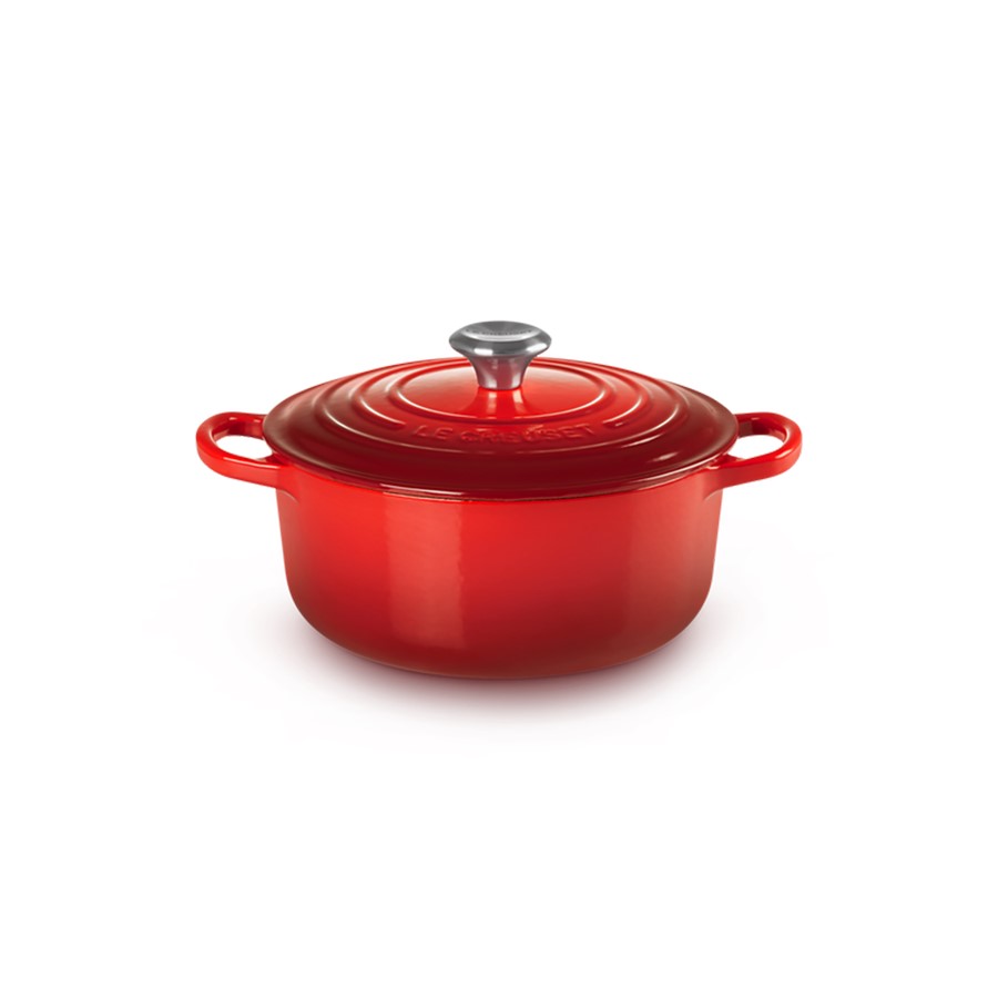 additioanl image for  Le Creuset Round Casserole Cerise 22 cm 