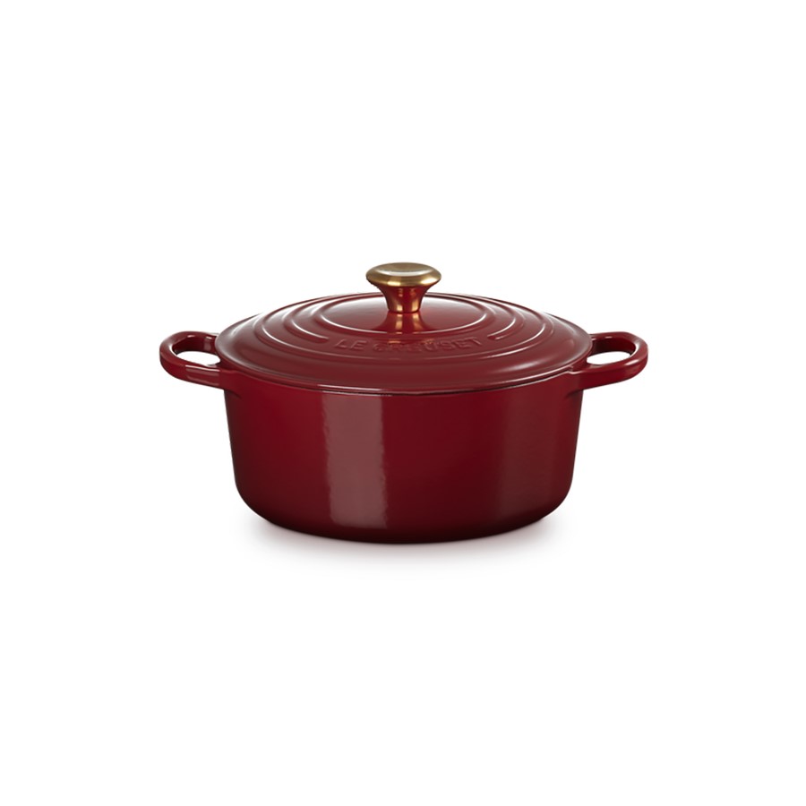 additioanl image for  Le Creuset Round Casserole Garnet 22 cm 
