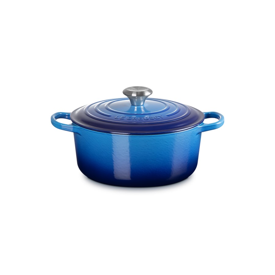 additioanl image for  Le Creuset Rd Casserole Azure Blue 24 cm 