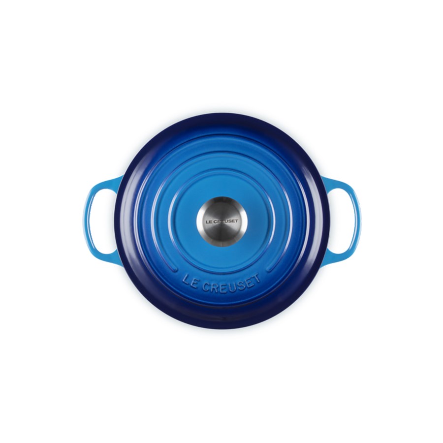 additioanl image for  Le Creuset Rd Casserole Azure Blue 24 cm 
