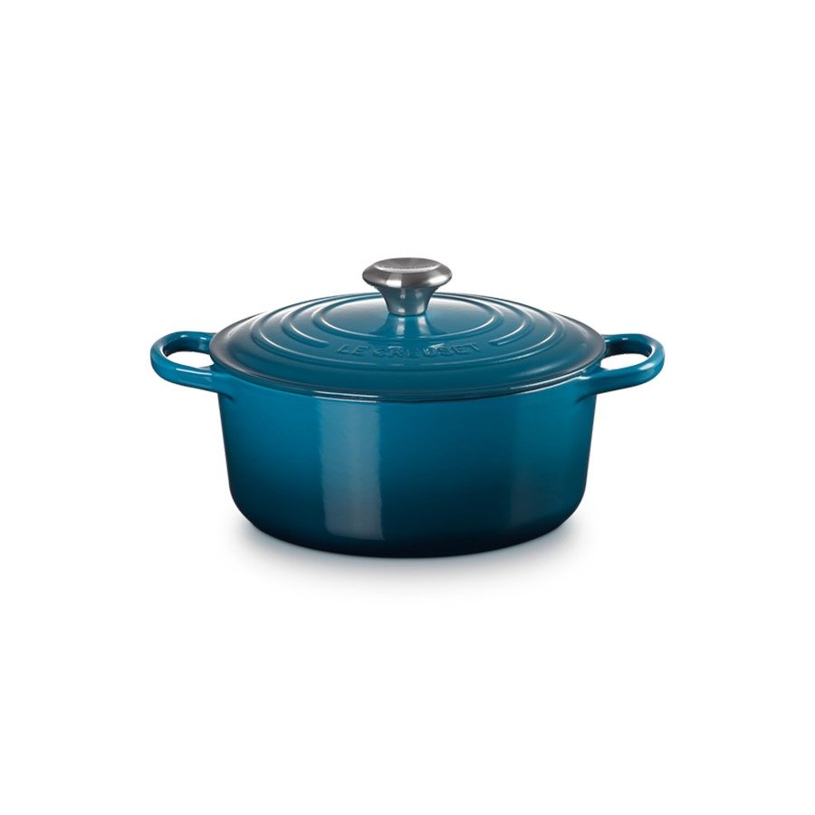 additioanl image for  Le Creuset Rd. Casserole Deep Teal 24 cm 