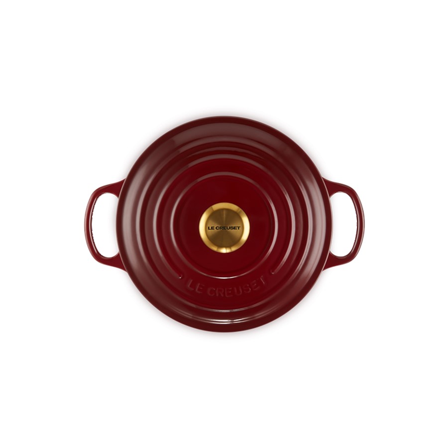 additioanl image for  Le Creuset Round Casserole Garnet 24 cm 