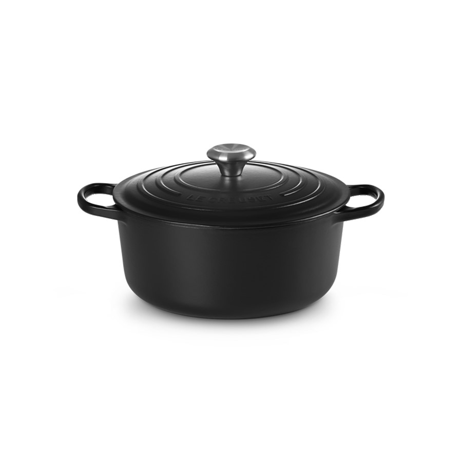 additioanl image for  Le Creuset Rd Casserole Satin Blk. 26 cm 