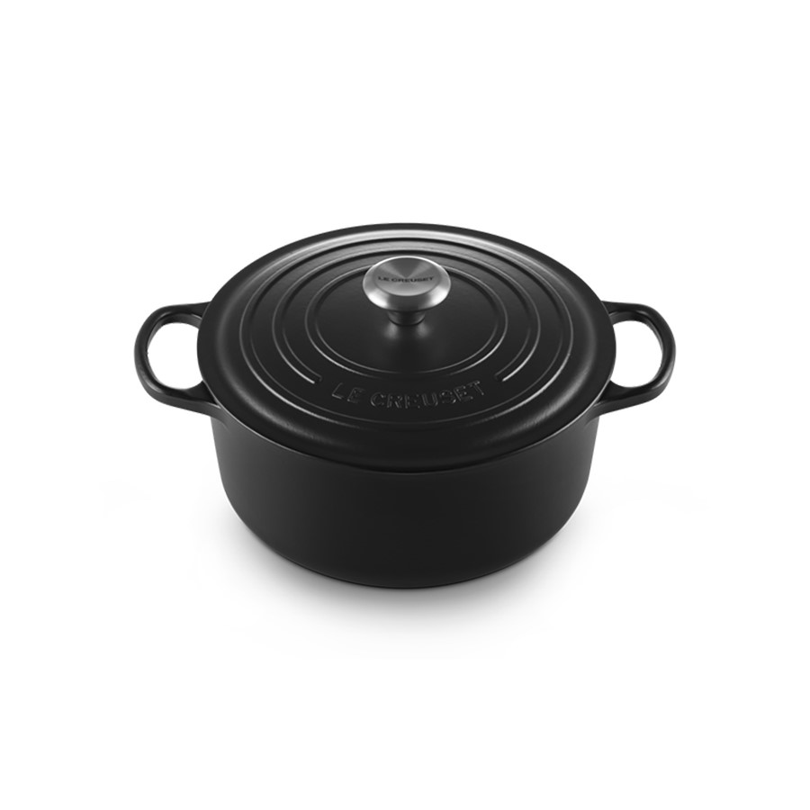 additioanl image for  Le Creuset Rd Casserole Satin Blk. 26 cm 