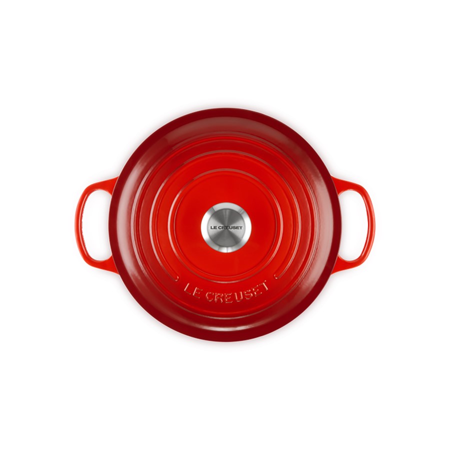additioanl image for  Le Creuset Round Casserole Cerise 26 cm 