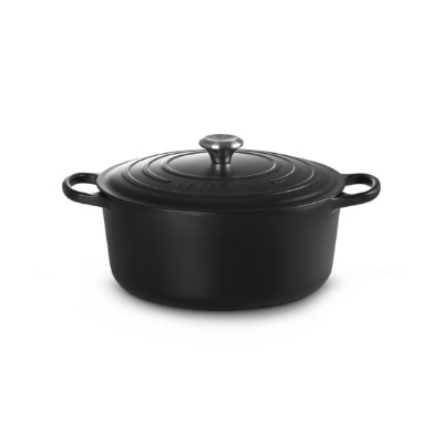 additioanl image for  Le Creuset Rd. Casserole Satin Blk 30 cm 