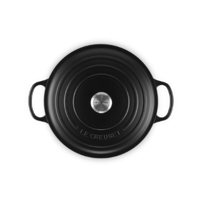 additioanl image for  Le Creuset Rd. Casserole Satin Blk 30 cm 