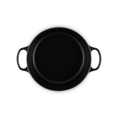 additioanl image for  Le Creuset Rd. Casserole Satin Blk 30 cm 