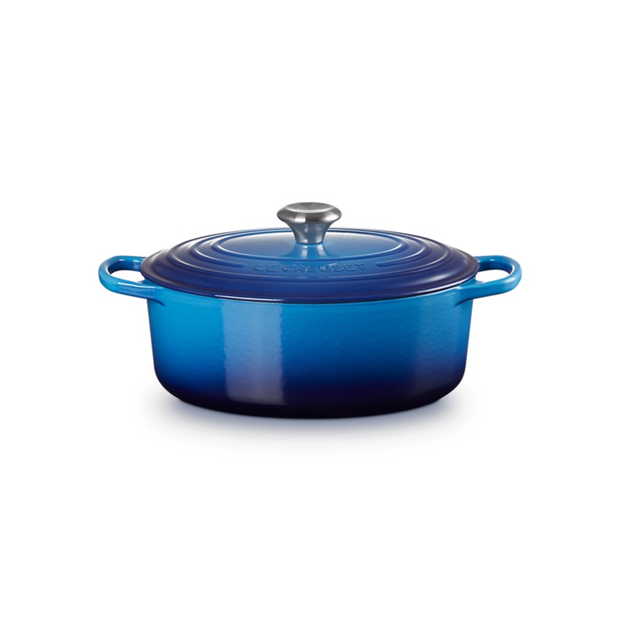 additioanl image for  Le Creuset Oval Casserole Az. Blue 29 cm 