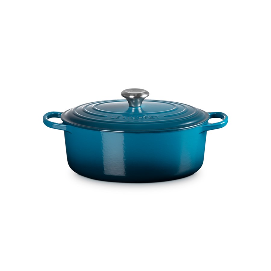 additioanl image for  Le Creuset Oval Casserole Deep Teal 29cm 