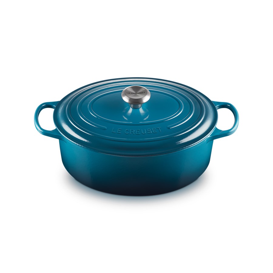 additioanl image for  Le Creuset Oval Casserole D/Teal 31 cm 