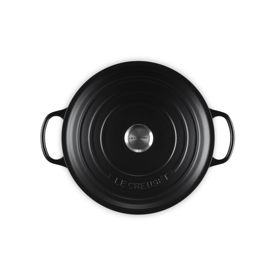 additioanl image for  Le Creuset Risotto Pot Satin Black 30 cm 
