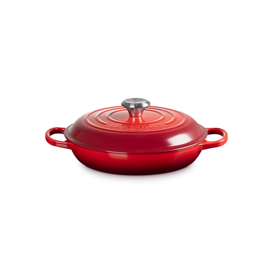 additioanl image for  Le Creuset Shallow Casserole Cerise 26cm 