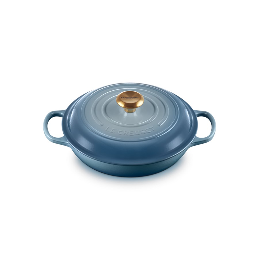 additioanl image for  Le Creuset Low Braiser Chambray 26 cm 