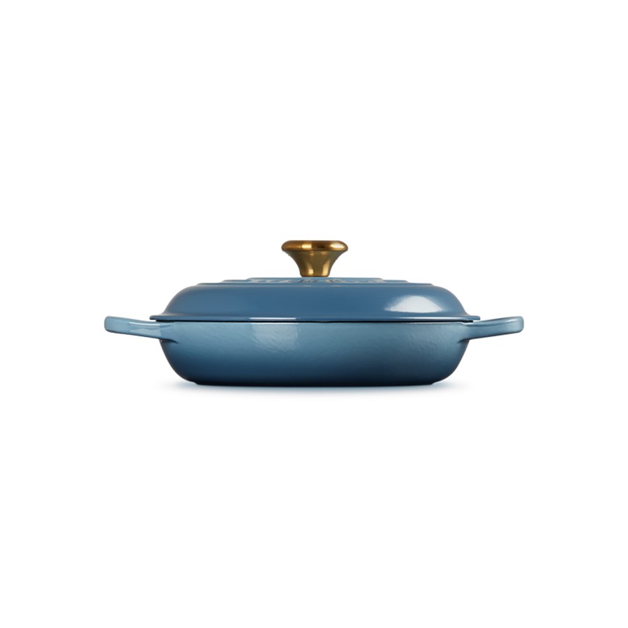 additioanl image for  Le Creuset Low Braiser Chambray 26 cm 