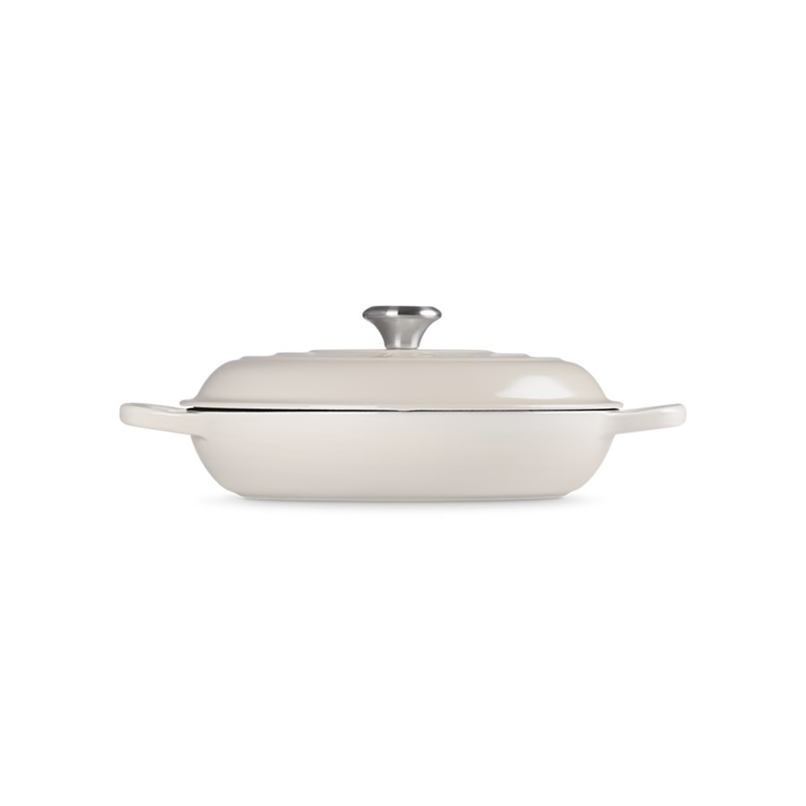 additioanl image for  Le Creuset Low Braiser Meringue 26 cm 