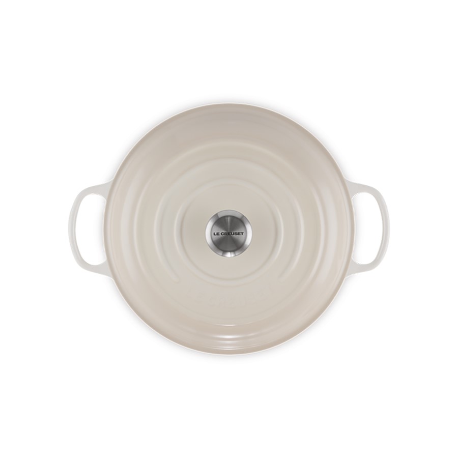 additioanl image for  Le Creuset Low Braiser Meringue 26 cm 