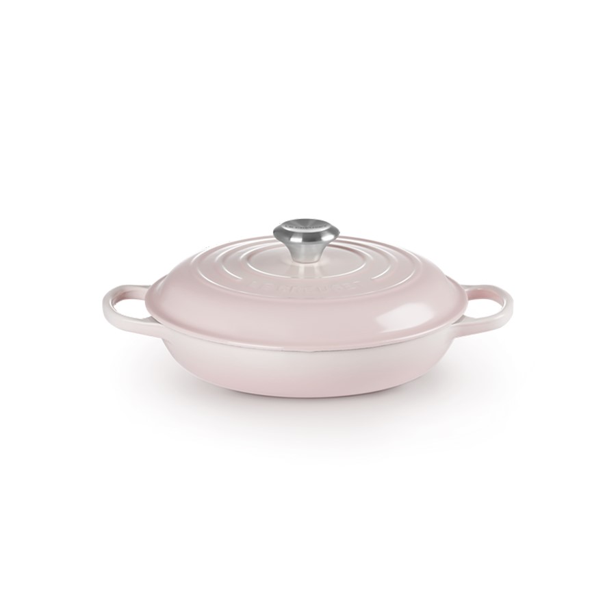 additioanl image for  Le Creuset Low Casserole Shell Pink 26cm 