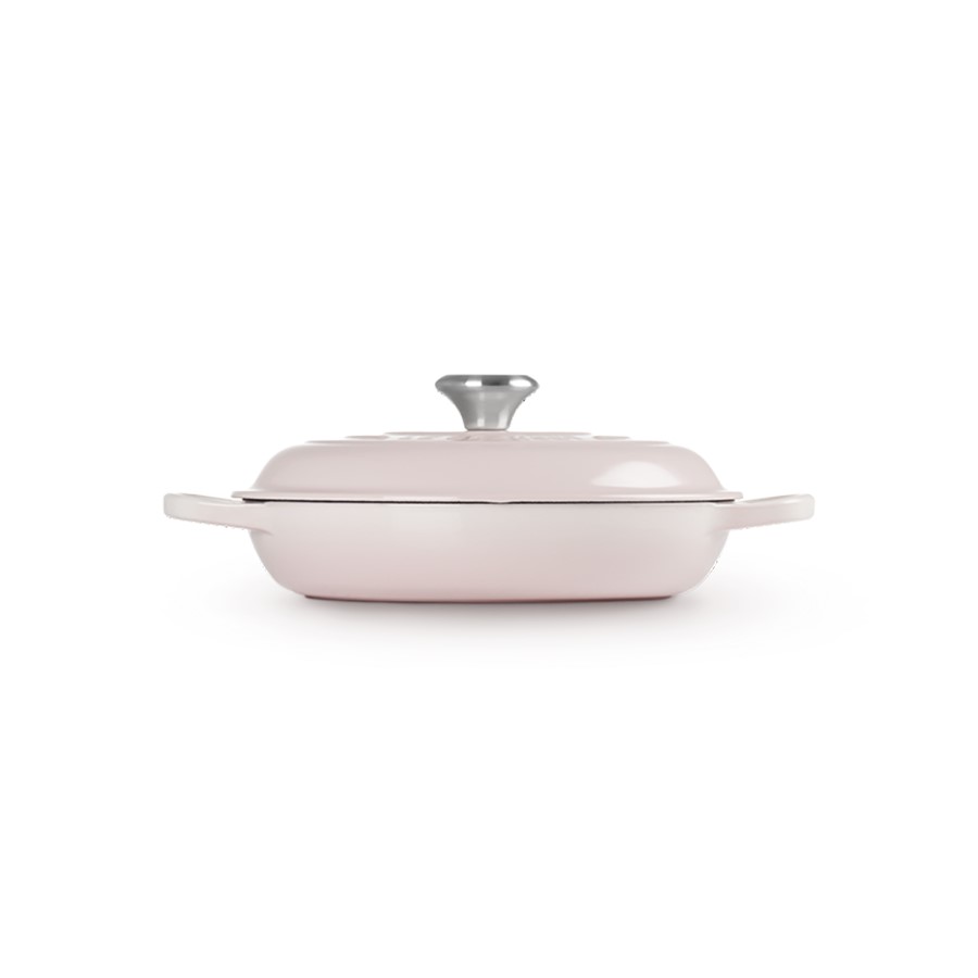 additioanl image for  Le Creuset Low Casserole Shell Pink 26cm 