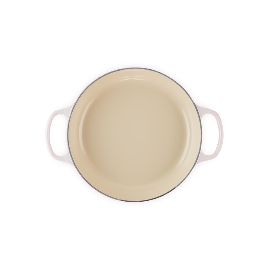 additioanl image for  Le Creuset Low Casserole Shell Pink 26cm 