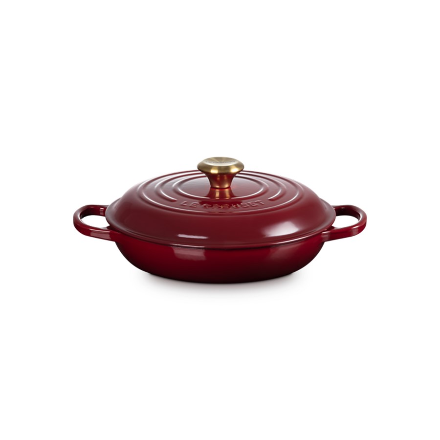 additioanl image for  Le Creuset Shallow Braiser Garnet 26cm 