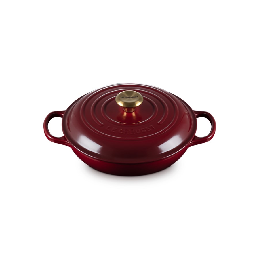 additioanl image for  Le Creuset Shallow Braiser Garnet 26cm 