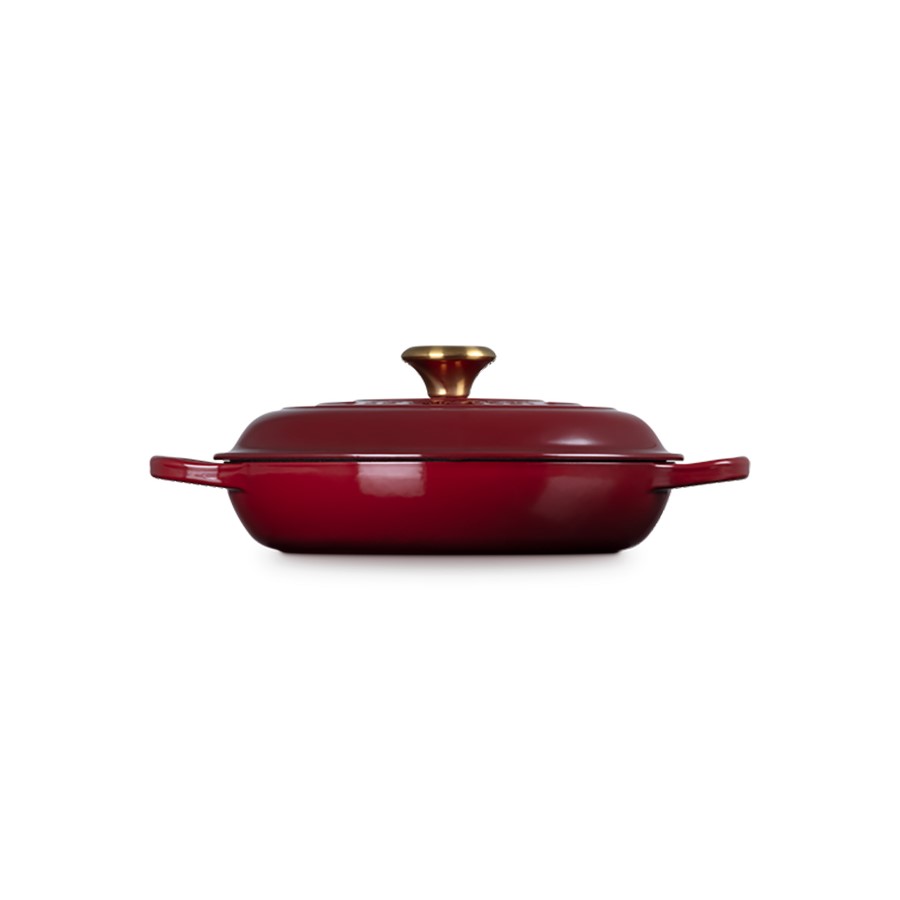 additioanl image for  Le Creuset Shallow Braiser Garnet 26cm 