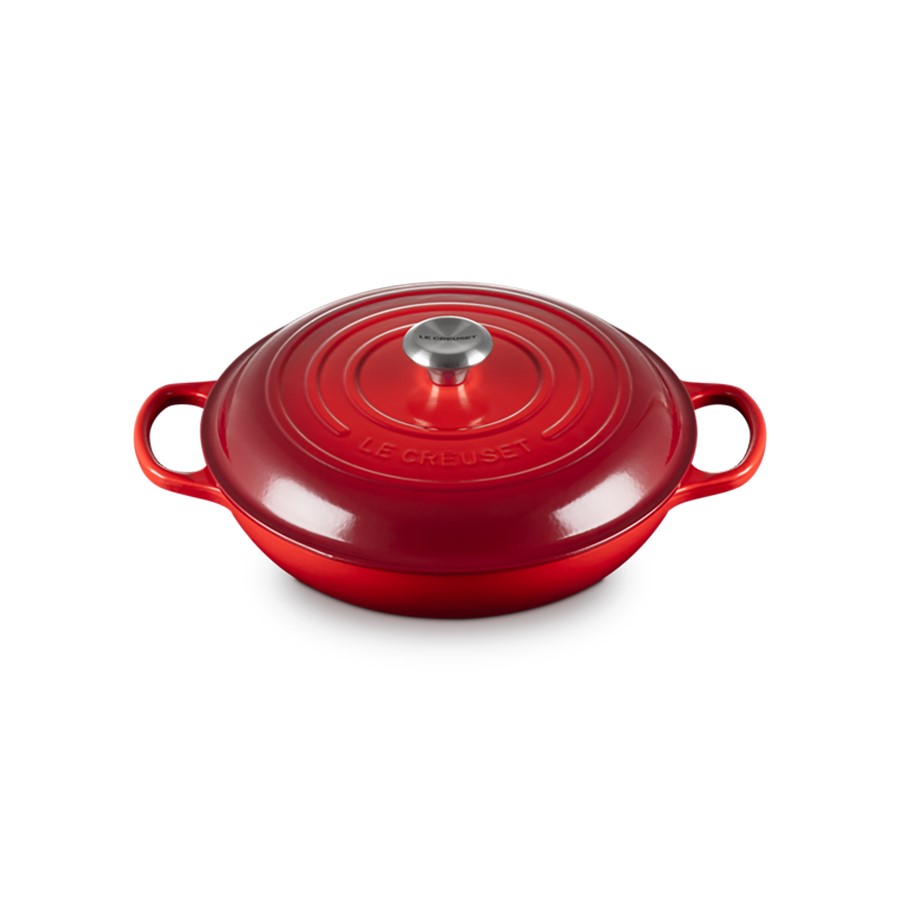 additioanl image for  Le Creuset Low Casserole Cerise 30 cm 